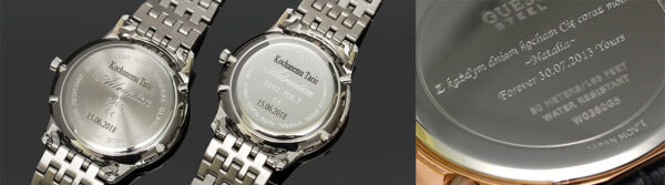 Grawer na zegarku – życzenia, które pozostaną na zawsze